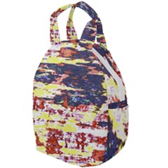 Multicolored Abstract Grunge Texture Print Travel Backpacks by dflcprintsclothing