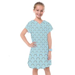 Pattern Arc En Ciel/nuages Kids  Drop Waist Dress