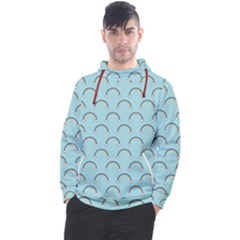 Pattern Arc En Ciel/nuages Men s Pullover Hoodie