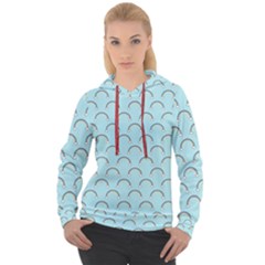 Pattern Arc En Ciel/nuages Women s Overhead Hoodie