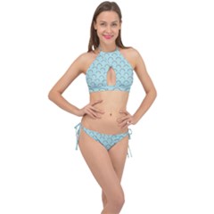 Pattern Arc En Ciel/nuages Cross Front Halter Bikini Set by kcreatif