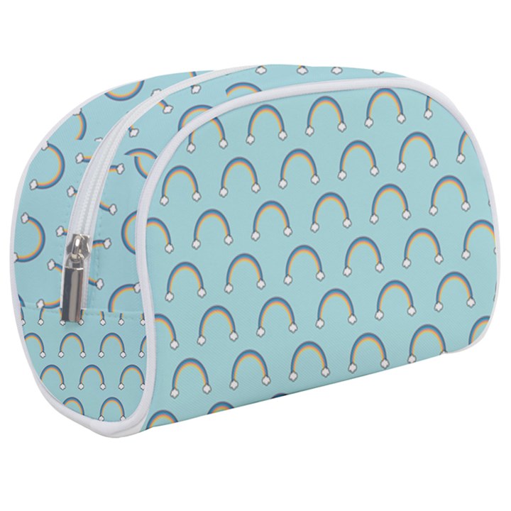 Pattern Arc en ciel/Nuages Makeup Case (Medium)