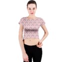 Pattern Arc en ciel/Nuages Crew Neck Crop Top View1