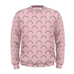 Pattern Arc En Ciel/nuages Men s Sweatshirt by kcreatif