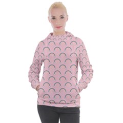 Pattern Arc En Ciel/nuages Women s Hooded Pullover by kcreatif