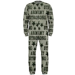 Army Stong Military Onepiece Jumpsuit (men)  by McCallaCoultureArmyShop