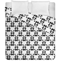 Pattern Bébé Panda Duvet Cover Double Side (california King Size)