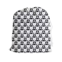 Pattern Bébé Panda Drawstring Pouch (2xl) by kcreatif