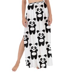 Pattern Bébé Panda Maxi Chiffon Tie-up Sarong by kcreatif