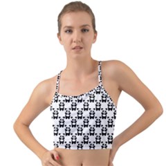 Pattern Bébé Panda Mini Tank Bikini Top