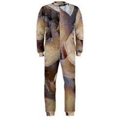 Close Up Mushroom Abstract Onepiece Jumpsuit (men)  by Fractalsandkaleidoscopes