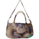 Close Up Mushroom Abstract Removal Strap Handbag View1