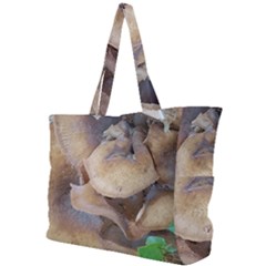 Close Up Mushroom Abstract Simple Shoulder Bag by Fractalsandkaleidoscopes