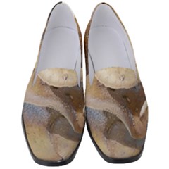 Close Up Mushroom Abstract Women s Classic Loafer Heels by Fractalsandkaleidoscopes