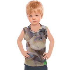 Close Up Mushroom Abstract Kids  Sport Tank Top