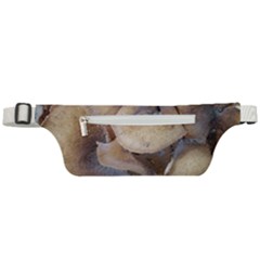 Close Up Mushroom Abstract Active Waist Bag by Fractalsandkaleidoscopes