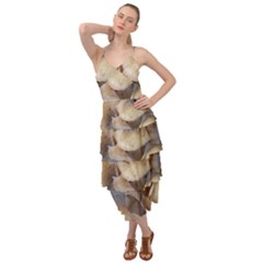 Close Up Mushroom Abstract Layered Bottom Dress