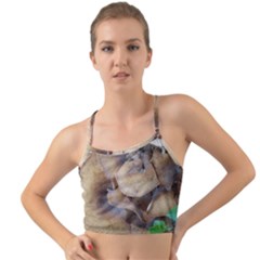 Close Up Mushroom Abstract Mini Tank Bikini Top