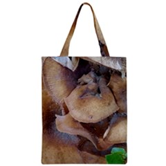 Close Up Mushroom Abstract Zipper Classic Tote Bag by Fractalsandkaleidoscopes