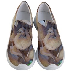 Close Up Mushroom Abstract Women s Lightweight Slip Ons by Fractalsandkaleidoscopes