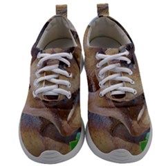 Close Up Mushroom Abstract Mens Athletic Shoes by Fractalsandkaleidoscopes