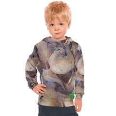 Close Up Mushroom Abstract Kids  Hooded Pullover