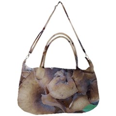 Close Up Mushroom Abstract Removal Strap Handbag by Fractalsandkaleidoscopes