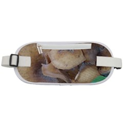 Close Up Mushroom Abstract Rounded Waist Pouch