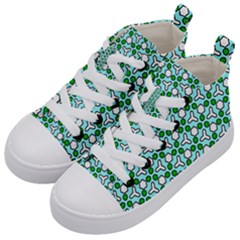 Illustrations Background Texture Kids  Mid-top Canvas Sneakers