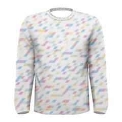 Texture Background Pastel Box Men s Long Sleeve Tee