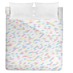 Texture Background Pastel Box Duvet Cover Double Side (queen Size)