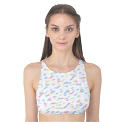 Texture Background Pastel Box Tank Bikini Top