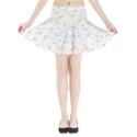 Texture Background Pastel Box Mini Flare Skirt View3