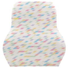 Texture Background Pastel Box Car Seat Back Cushion  by HermanTelo