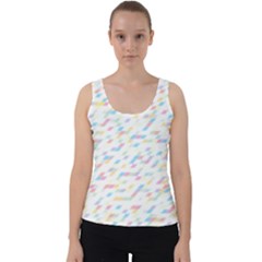 Texture Background Pastel Box Velvet Tank Top