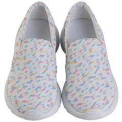 Texture Background Pastel Box Kids Lightweight Slip Ons by HermanTelo