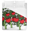 Tomato Garden Vine Plants Red Duvet Cover (Queen Size) View1