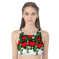 Tomato Garden Vine Plants Red Tank Bikini Top