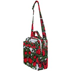 Tomato Garden Vine Plants Red Crossbody Day Bag by HermanTelo