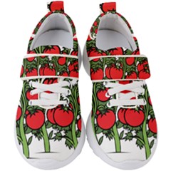 Tomato Garden Vine Plants Red Kids  Velcro Strap Shoes