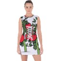 Tomato Garden Vine Plants Red Lace Up Front Bodycon Dress View1