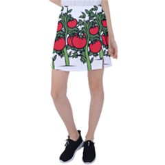 Tomato Garden Vine Plants Red Tennis Skirt