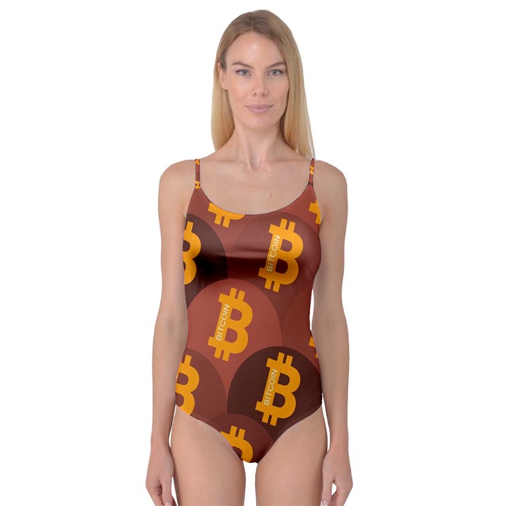 Cryptocurrency Bitcoin Digital Camisole Leotard 