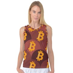 Cryptocurrency Bitcoin Digital Women s Basketball Tank Top by HermanTelo