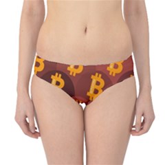 Cryptocurrency Bitcoin Digital Hipster Bikini Bottoms by HermanTelo