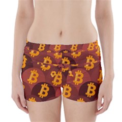 Cryptocurrency Bitcoin Digital Boyleg Bikini Wrap Bottoms by HermanTelo