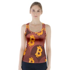 Cryptocurrency Bitcoin Digital Racer Back Sports Top by HermanTelo