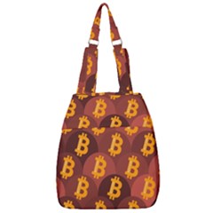 Cryptocurrency Bitcoin Digital Center Zip Backpack by HermanTelo