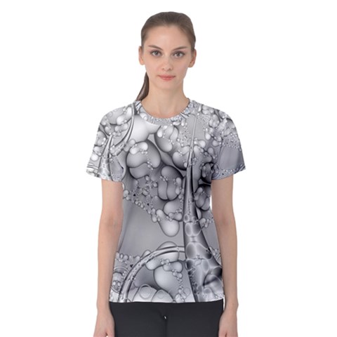 Illustrations Entwine Fractals Women s Sport Mesh Tee by HermanTelo