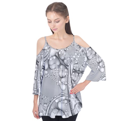 Illustrations Entwine Fractals Flutter Tees by HermanTelo